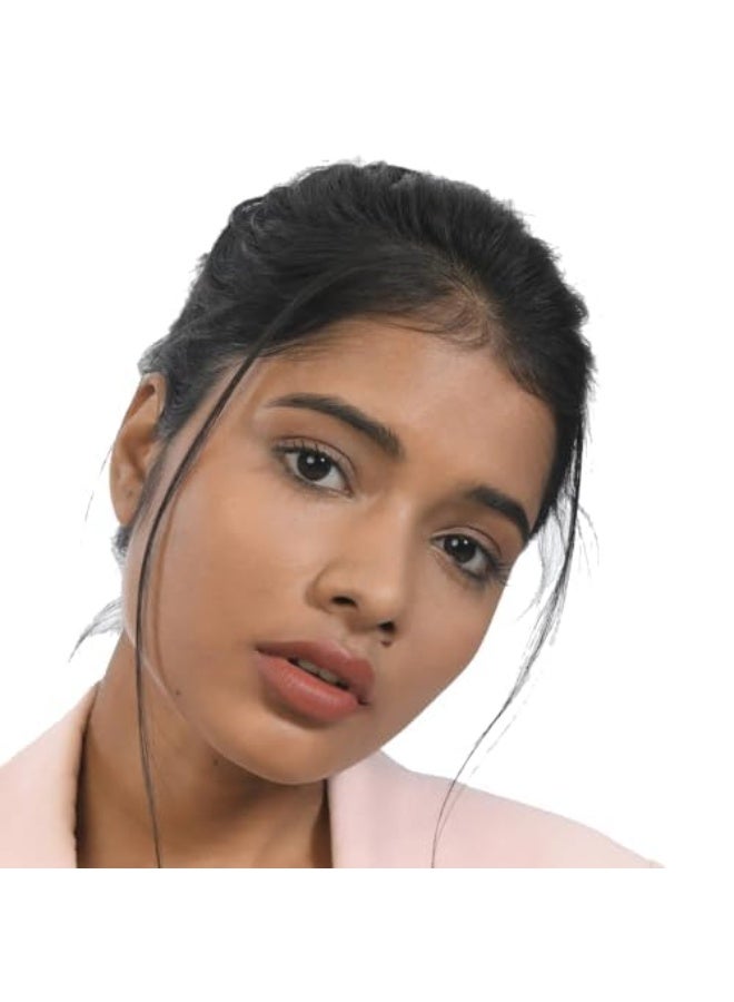 Kiro Moist Matte Lipstick - Warm Nutmeg (Deep Nude), 4.2g | Super-Pigmented, Long-Lasting, Moisturizing, Non-Drying, Non-Feathering, Smudge Proof | Skin Care Infused with Natural Oils - Image 3